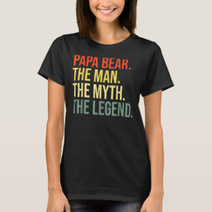 Camiseta Papá Traz O Homem O Mito A Lenda Melhor Gordura De