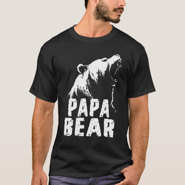 Camiseta Papa Urso Melhor Pai Pai Pop (Frente)