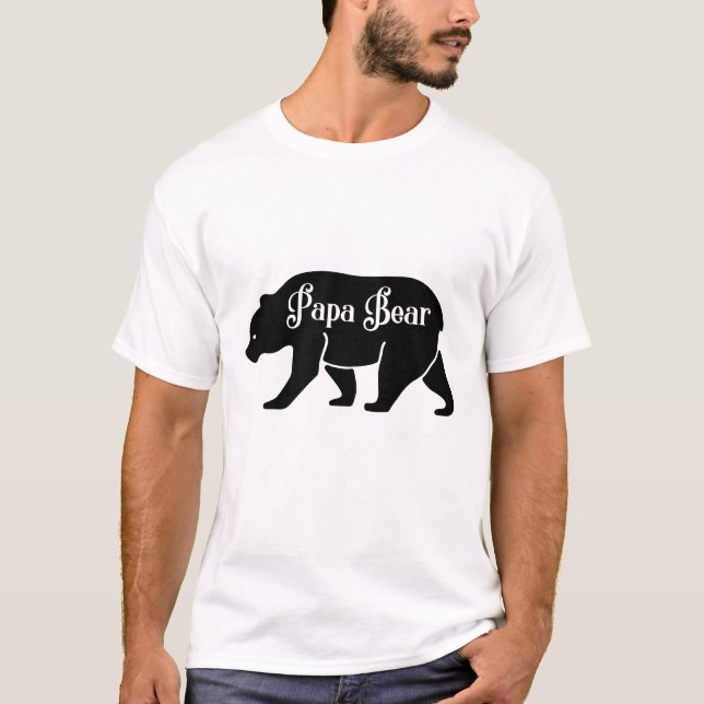 Camiseta Papa Urso - Pai (Frente)