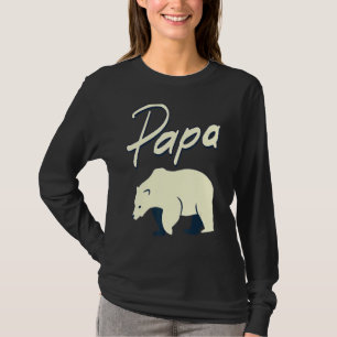 Camiseta Papa Urso Pai Pai Pai Avô Mens