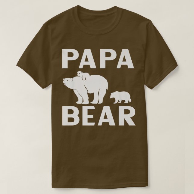 Camiseta Papá Urso Polar Bear Kids Premium (Frente do Design)