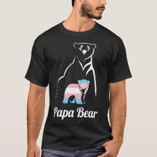 Camiseta Papa Urso Transgênero Pai Transgênere Transgênere