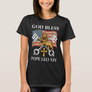 Camiseta Papa vaticano Leo Xiv - Papa Deus abençoe Leo Xiv