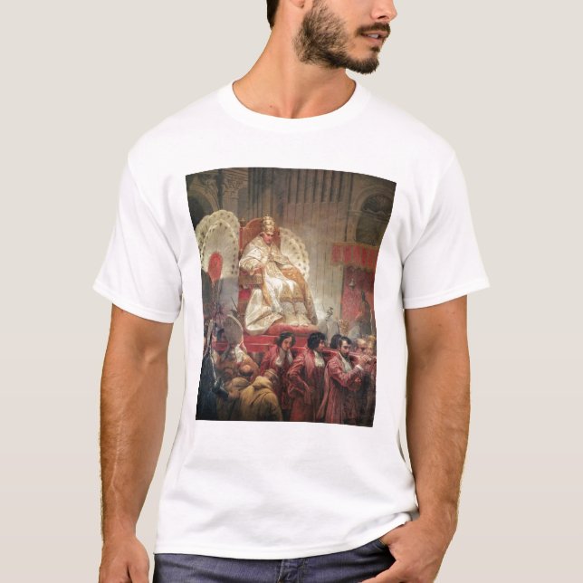 Camiseta Papa VIII em St Peter no Sedia Gestatoria (Frente)