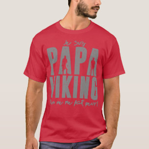 Camiseta Papa Viking dia de os pais mitologia celta Silhoue