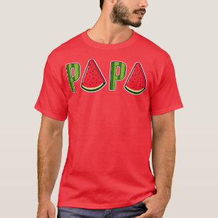 Camiseta Papa Watermelon Fruta Verão Melancia Fath