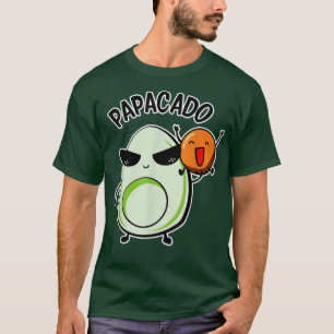 Camiseta Papaacado Funny Avocado Pai Vegan Pai Announeme