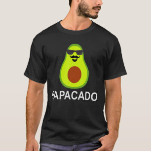 Camiseta Papacado Avocado Funny Vegan Gift