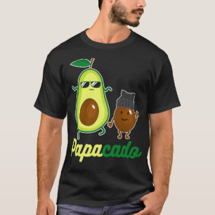 Camiseta Papacado Designs Para Bebês De Gravidez Premium