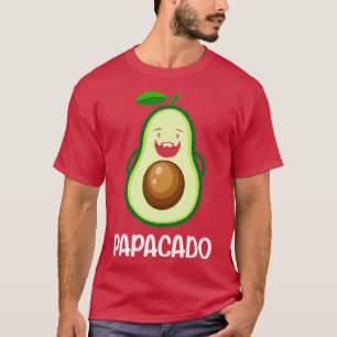 Camiseta Papacado Mustache Pai Pais do Avocados
