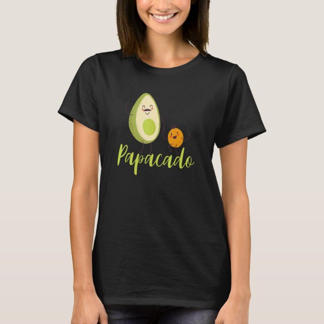 Camiseta Papacado Pai De Futuro Pai Orgulhoso Frui (Frente)