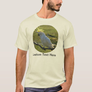 Camiseta Papagaio Amarelo e Branco