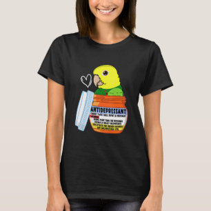 Camiseta Papagaio-antidepressivo Bonito I Cabeça Amarela Du