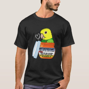 Camiseta Papagaio-antidepressivo Bonito I Cabeça Amarela Du