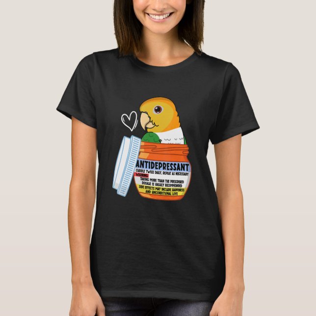 Camiseta Papagaio-antidepressivo Bonito I Caique-Ventre-Bra (Frente)