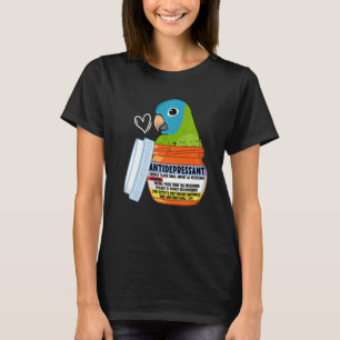 Camiseta Papagaio-Antidepressivo Bonito I Conure P com coro