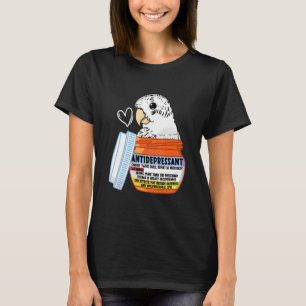 Camiseta Papagaio-antidepressivo Bonito I White Budget Budg