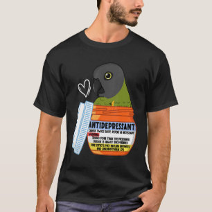 Camiseta Papagaio-antidepressivo bonito no Senegal