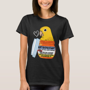 Camiseta Papagaio-antidepressivo Bonito - Ouro Conure