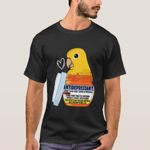 Camiseta Papagaio-antidepressivo Bonito - Ouro Conure