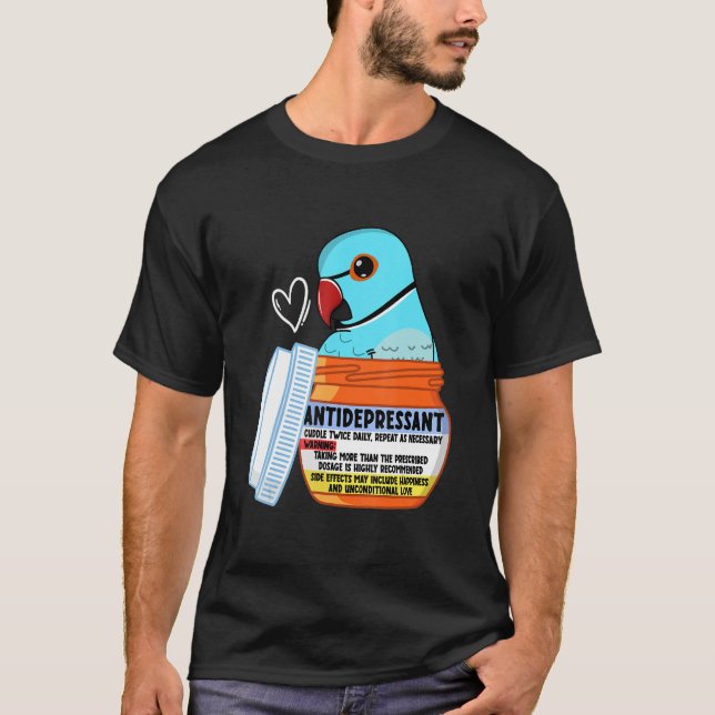 Camiseta Papagaio-antidepressivo-Cinto Azul-Índio (Frente)