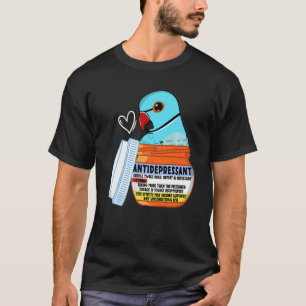 Camiseta Papagaio-antidepressivo-Cinto Azul-Índio