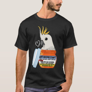 Camiseta Papagaio-antidepressivo-Cuja Cocka é criada por en