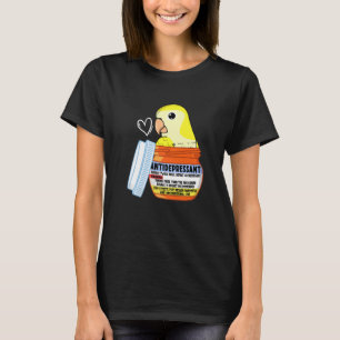 Camiseta Papagaio Antidepressivo Fofo I Monk Parakeet Amare