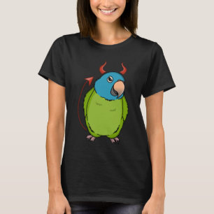 Camiseta Papagaio Assustador do Diabo I Blue coroado Conure