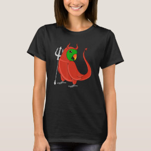 Camiseta Papagaio Assustador do Diabo I Macho Eclectus
