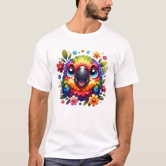 Camiseta Papagaio Bebê (Frente)