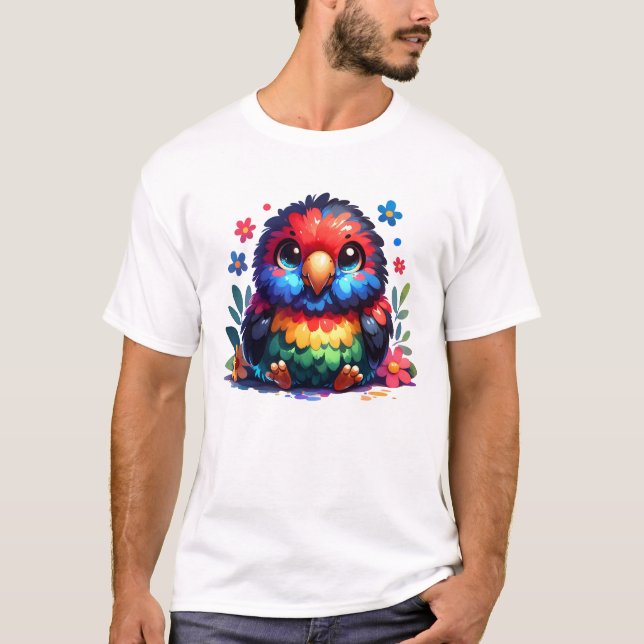 Camiseta Papagaio Bebê (Frente)