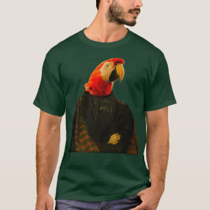 Camiseta Papagaio bonito Macaw distingue os animais de esti