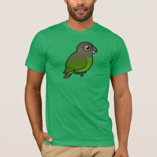 Camiseta papagaio Brown-dirigido