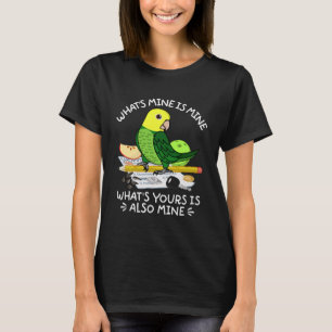 Camiseta Papagaio Cabeça-amarela O Que É Seu É Meu I