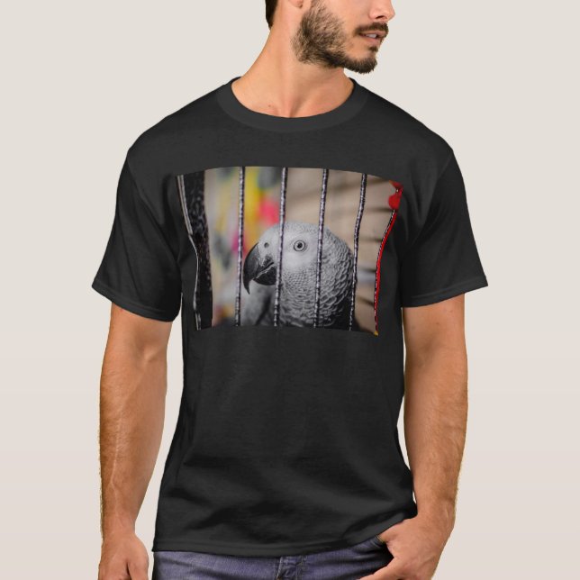 Camiseta Papagaio-cinzento (Frente)
