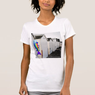 Camiseta Papagaio colorido arco-íris