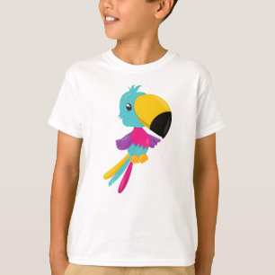 Camiseta Papagaio Colorido, Papagaio Gelado, Papagaio Tropi