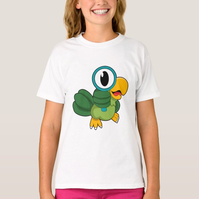 Camiseta Papagaio com ampolas (Frente)