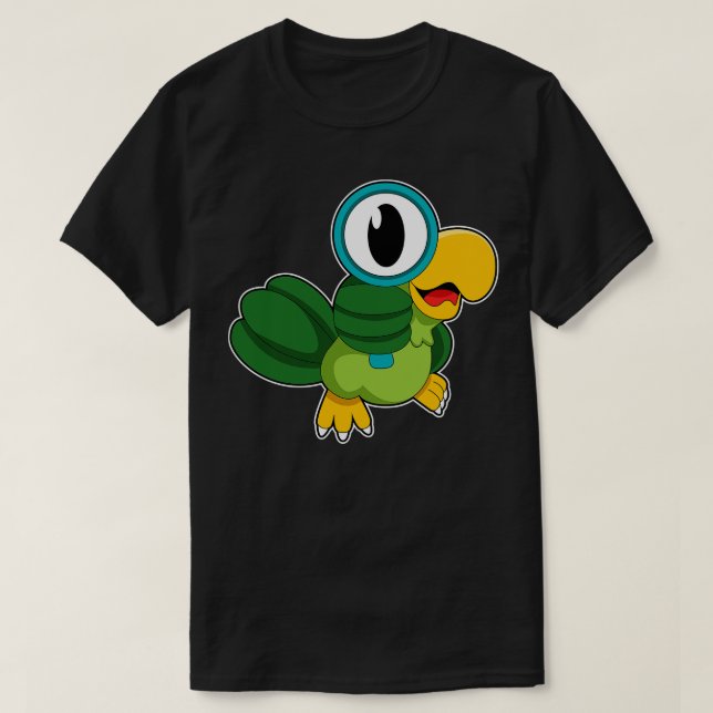Camiseta Papagaio com ampolas (Frente do Design)