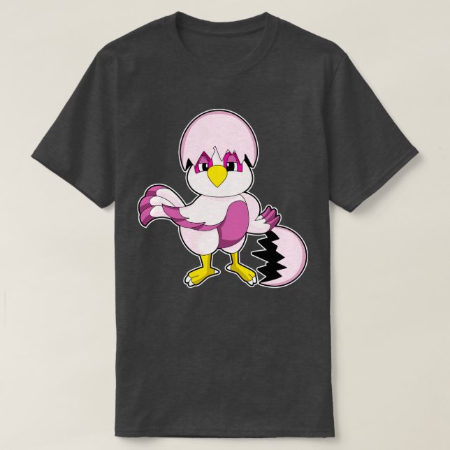 Camiseta Papagaio com casca de ovo (Frente do Design)