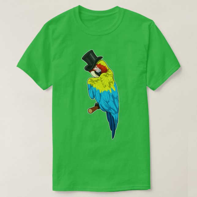 Camiseta Papagaio com Cilindro (Frente do Design)