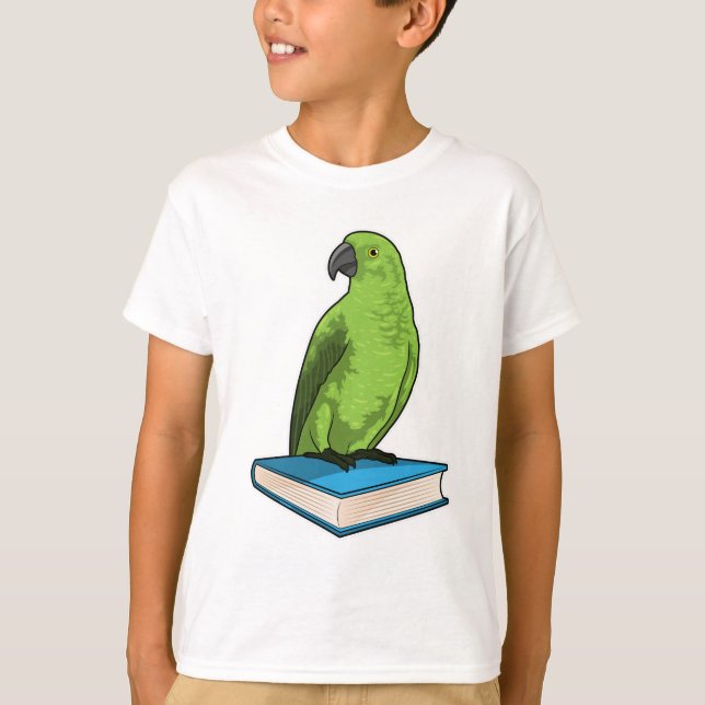 Camiseta Papagaio com Livro (Frente)