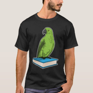Camiseta Papagaio com Livro