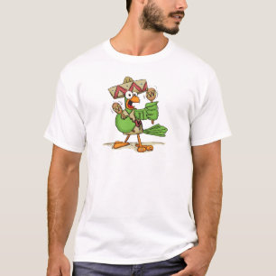 Camiseta Papagaio com Maracas