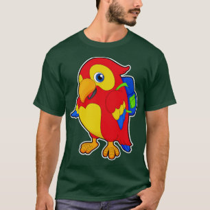 Camiseta Papagaio com mochila