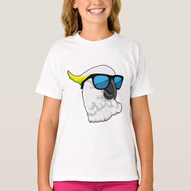 Camiseta Papagaio com óculos escuros (Frente)