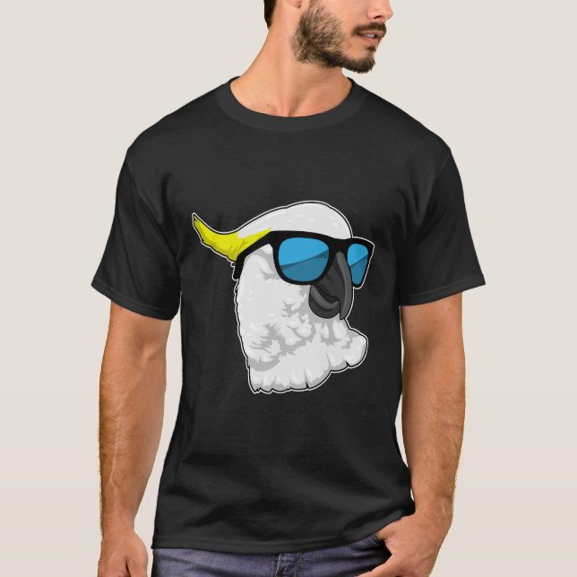 Camiseta Papagaio com óculos escuros (Frente)
