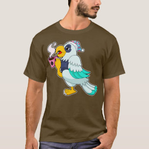 Camiseta Papagaio com Taça de Café