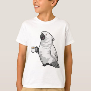 Camiseta Papagaio com Taça de Café